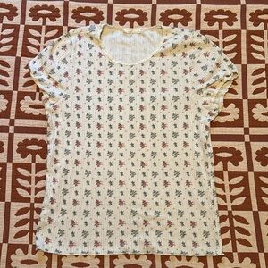 Doen Vivi tee in sun drenched floral XXL